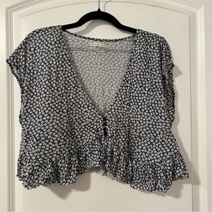 Urban Outfitters Floral Crop Top
